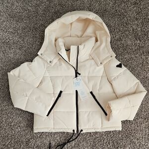 Roxy Cream Puffer Jacket
